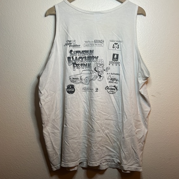 Slightly distressed Blackberry festival Camaro tank top - Picture 5 of 8